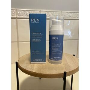 REN clear skincare EVERHYDRATE MARINE MOISTURE-REPLENISH CREAM NIB 1.7 fl oz hel
